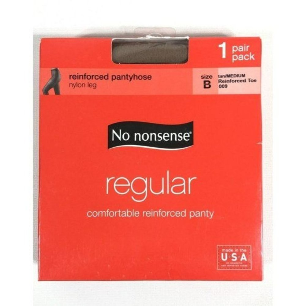 No Nonsense Regular Pantyhose Size B Tan